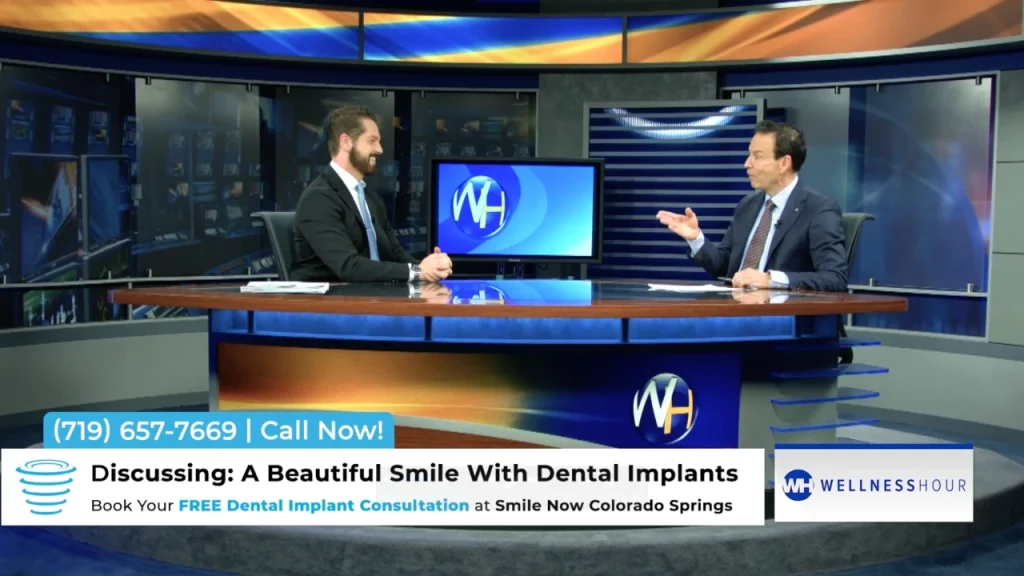 Discussing dental implants in Colorado Springs on the Wellness Hour